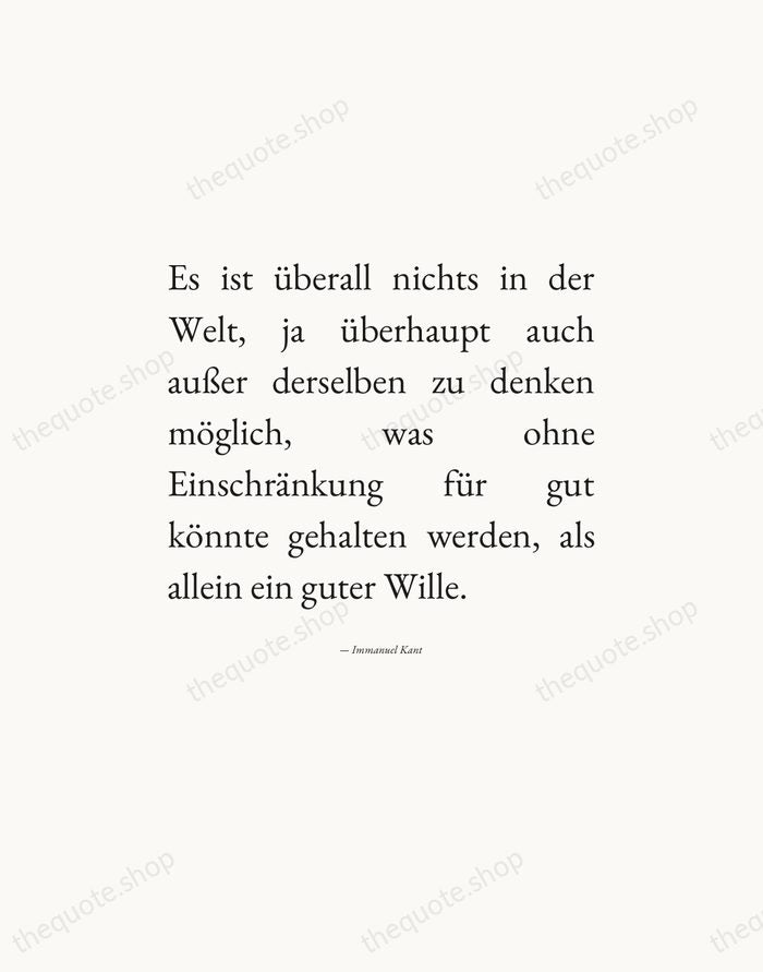 Es ist überall nichts in der Welt, ja überhaupt auch außer derselben… — Immanuel Kant — Editorial Justified