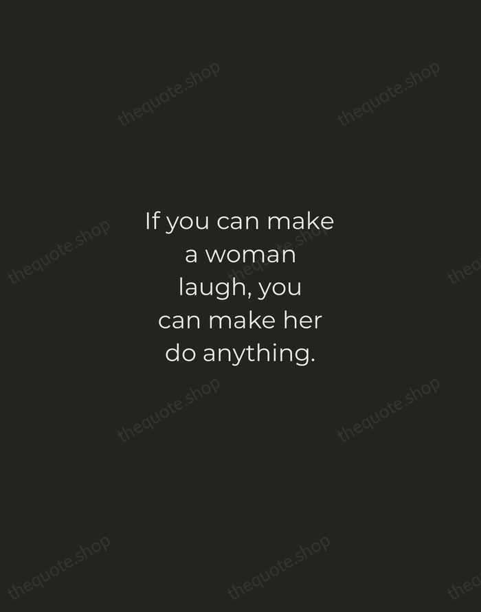 If you can make a woman laugh, you can make her do… — Marilyn Monroe — Tracked Caps Unsigned