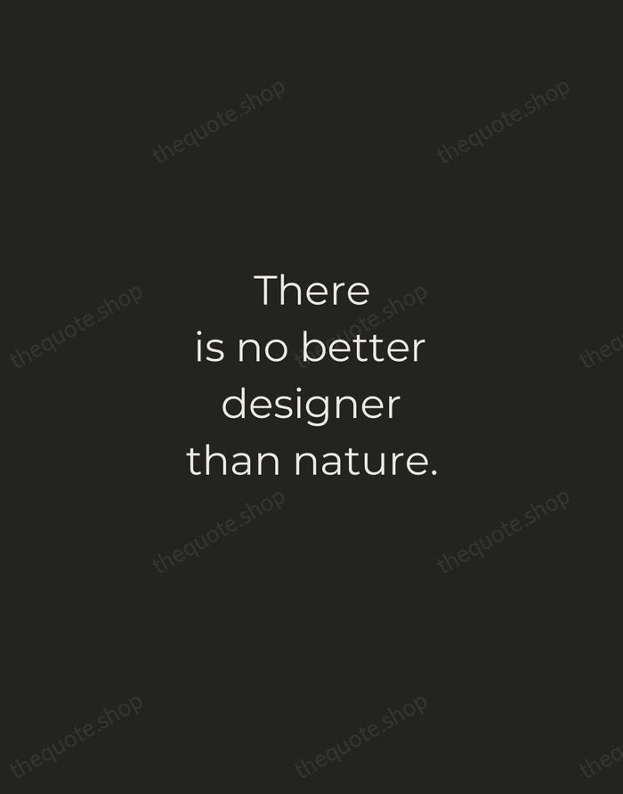 There is no better designer than nature. — Alexander McQueen — Tracked Caps Unsigned
