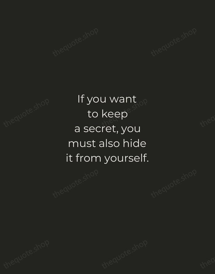If you want to keep a secret, you must also hide it… — Chris Rock — Tracked Caps Unsigned