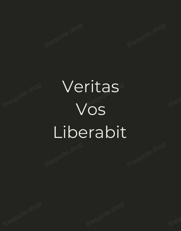 Veritas Vos Liberabit — Bible (Vulgate) — Tracked Caps Unsigned