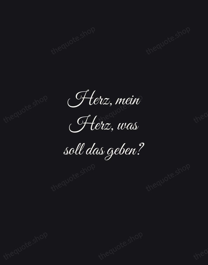 Herz, mein Herz, was soll das geben? — Johann Wolfgang von Goethe — Night Script