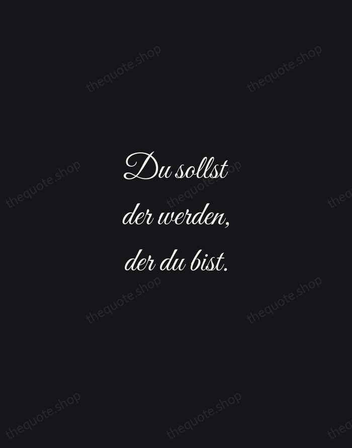 Du sollst der werden, der du bist. — Friedrich Nietzsche — Night Script