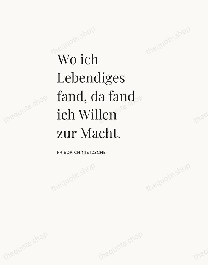 Wo ich Lebendiges fand, da fand ich Willen zur Macht. — Friedrich Nietzsche — Asymmetric Left
