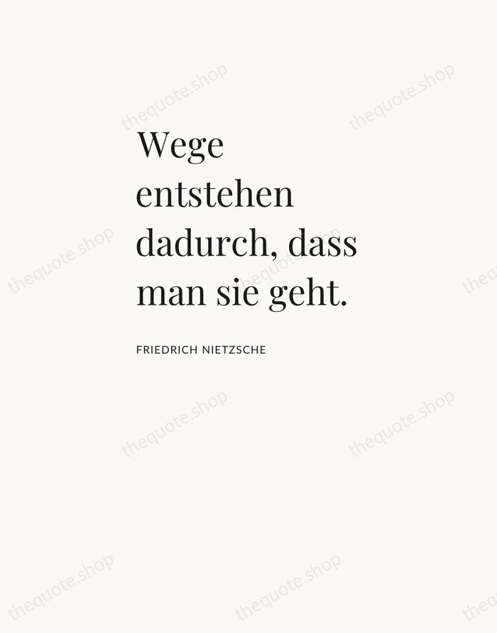 Wege entstehen dadurch, dass man sie geht. — Friedrich Nietzsche — Asymmetric Left
