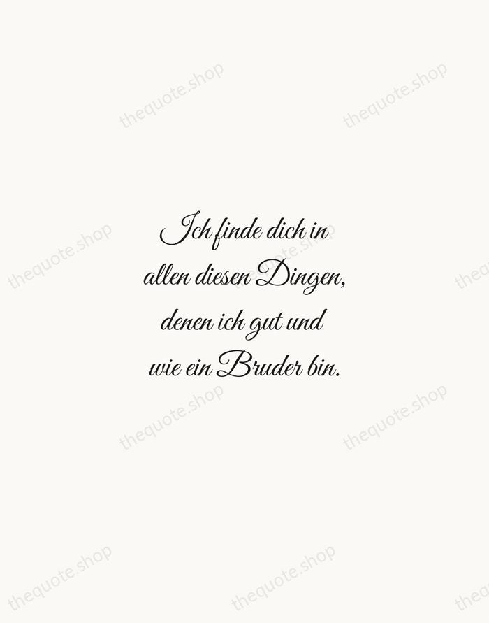 Ich finde dich in allen diesen Dingen, denen ich gut und wie… — Rainer Maria Rilke — Script Whisper