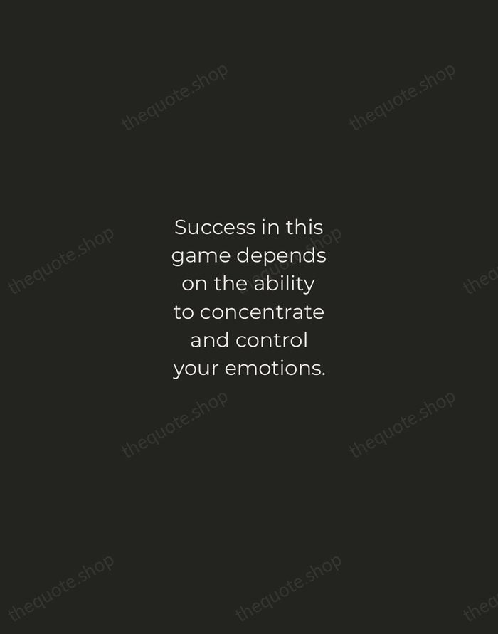 Success in this game depends on the ability to concentrate and control… — Arnold Palmer — Tracked Caps Unsigned