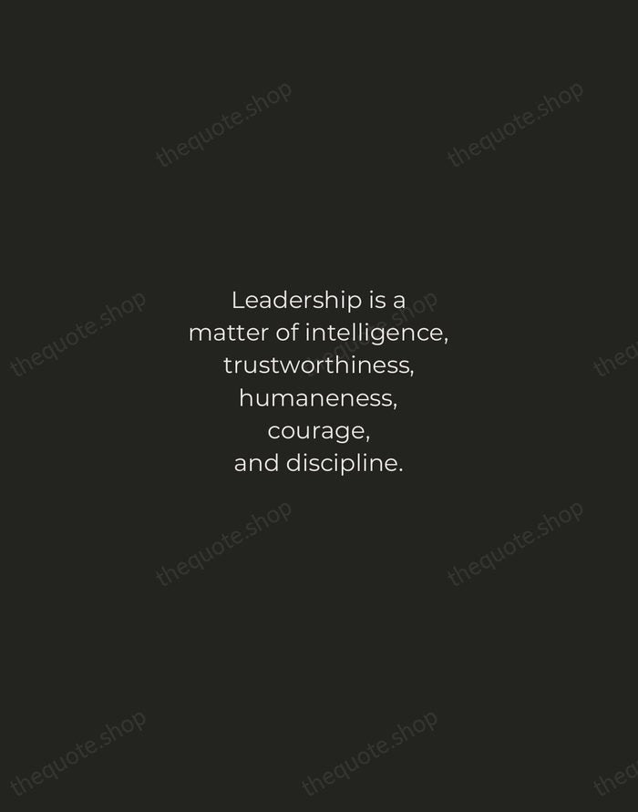 Leadership is a matter of intelligence, trustworthiness, humaneness, courage, and discipline. — Sun Tzu — Tracked Caps Unsigned