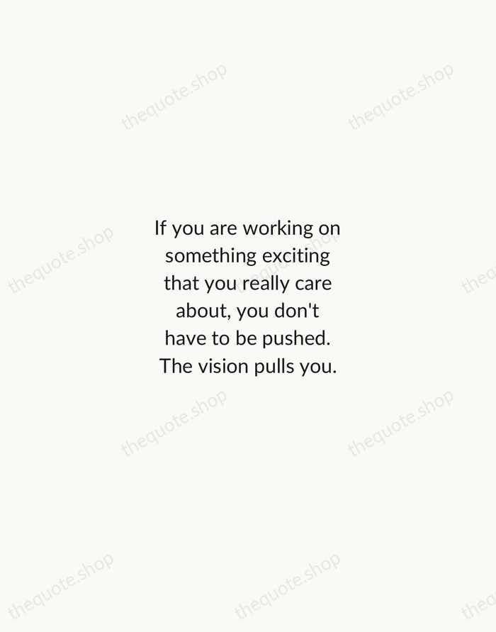 If you are working on something exciting that you really care about… — Steve Jobs — Minimal Unsigned