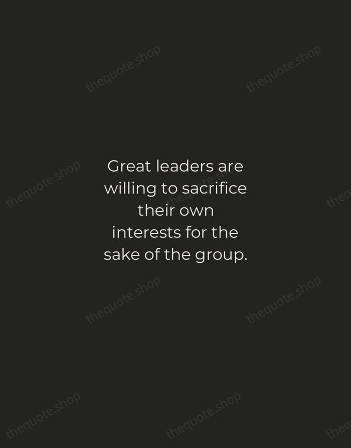Great leaders are willing to sacrifice their own interests for the sake… — Vince Lombardi — Tracked Caps Unsigned