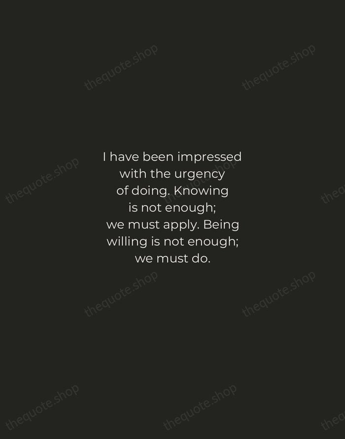 I have been impressed with the urgency of doing. Knowing is not… — Leonardo da Vinci — Tracked Caps Unsigned