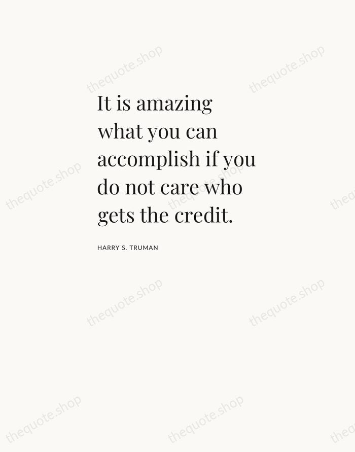 It is amazing what you can accomplish if you do not care… — Harry S. Truman — Asymmetric Left