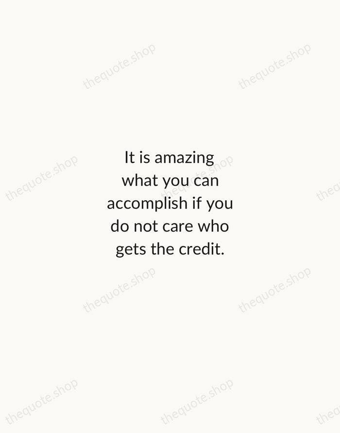 It is amazing what you can accomplish if you do not care… — Harry S. Truman — Minimal Unsigned