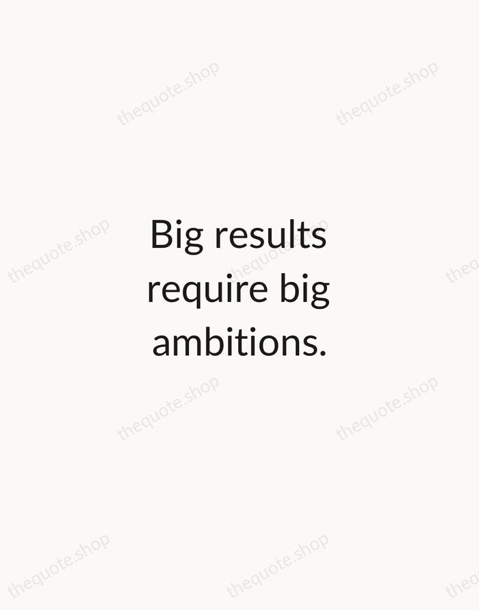 Big results require big ambitions. — Heraclitus — Minimal Unsigned