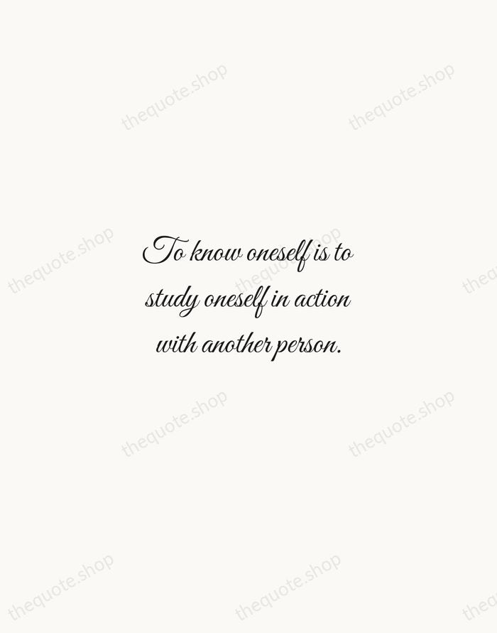 To know oneself is to study oneself in action with another person. — Bruce Lee — Script Whisper