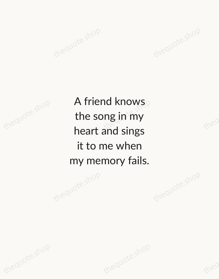 A friend knows the song in my heart and sings it to… — Donna Roberts — Minimal Unsigned