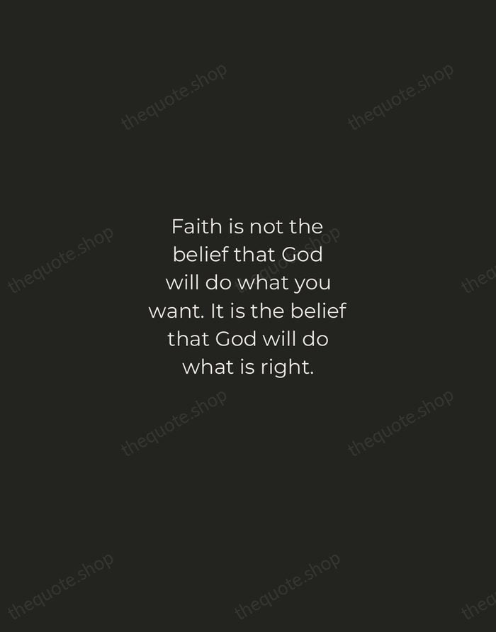 Faith is not the belief that God will do what you want… — C. S. Lewis — Tracked Caps Unsigned