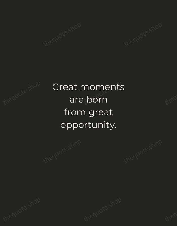 Great moments are born from great opportunity. — Herb Brooks — Tracked Caps Unsigned