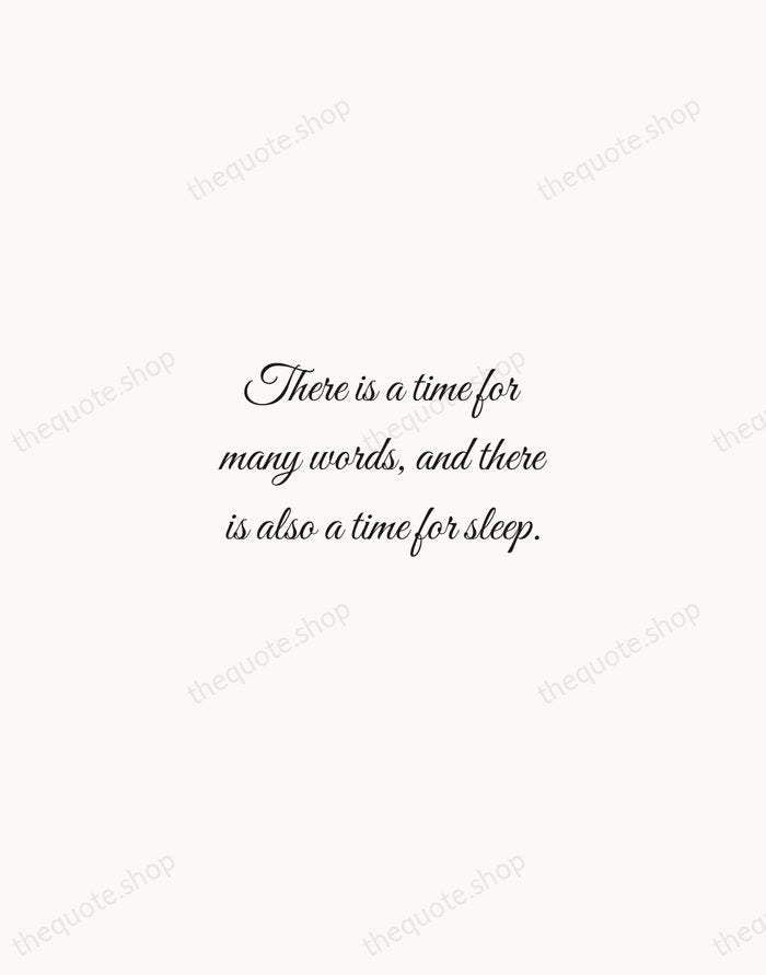 There is a time for many words, and there is also a… — Homer — Script Whisper