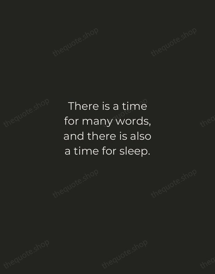 There is a time for many words, and there is also a… — Homer — Tracked Caps Unsigned