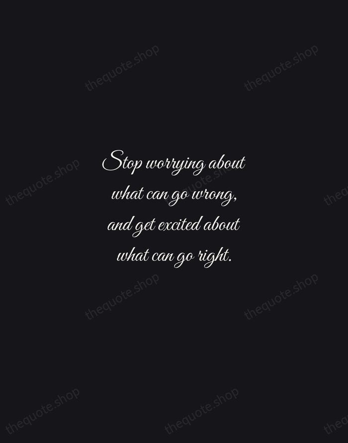 Stop worrying about what can go wrong, and get excited about what… — David Beckham — Night Script