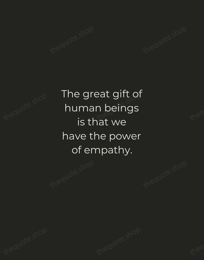 The great gift of human beings is that we have the power… — Meryl Streep — Tracked Caps Unsigned