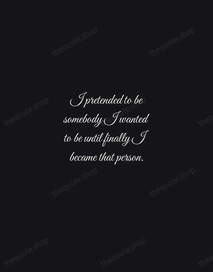 I pretended to be somebody I wanted to be until finally I… — Cary Grant — Night Script