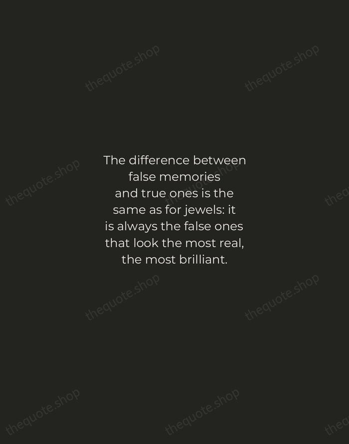The difference between false memories and true ones is the same as… — Salvador Dalí — Tracked Caps Unsigned