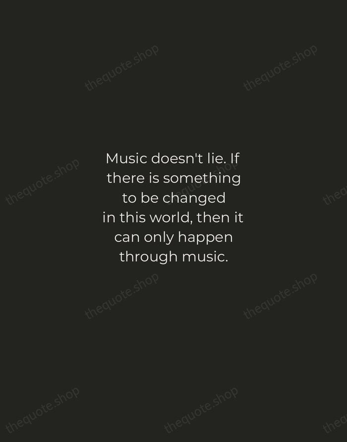 Music doesn't lie. If there is something to be changed in this… — Jimi Hendrix — Tracked Caps Unsigned