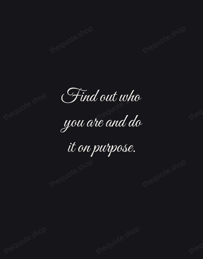 Find out who you are and do it on purpose. — Dolly Parton — Night Script