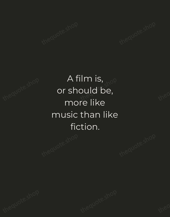 A film is, or should be, more like music than like fiction. — Stanley Kubrick — Tracked Caps Unsigned