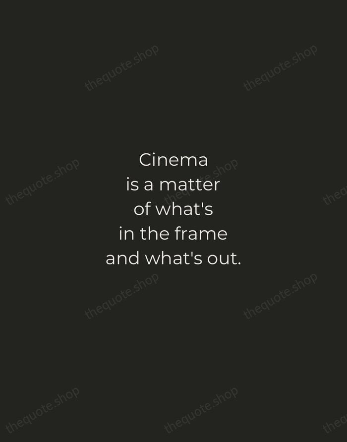 Cinema is a matter of what's in the frame and what's out. — Martin Scorsese — Tracked Caps Unsigned