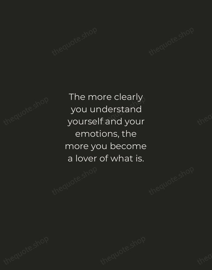 The more clearly you understand yourself and your emotions, the more you… — Baruch Spinoza — Tracked Caps Unsigned
