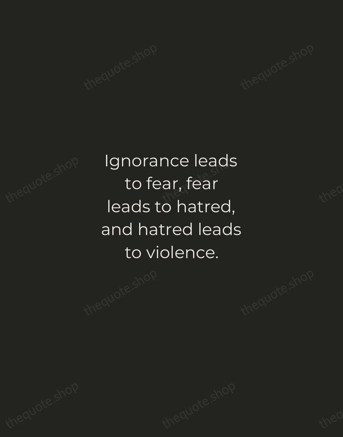 Ignorance leads to fear, fear leads to hatred, and hatred leads to… — Averroes — Tracked Caps Unsigned