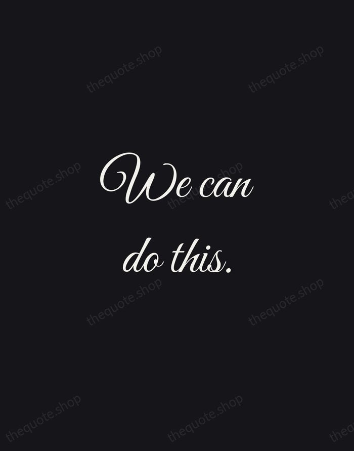 We can do this. — Angela Merkel — Night Script