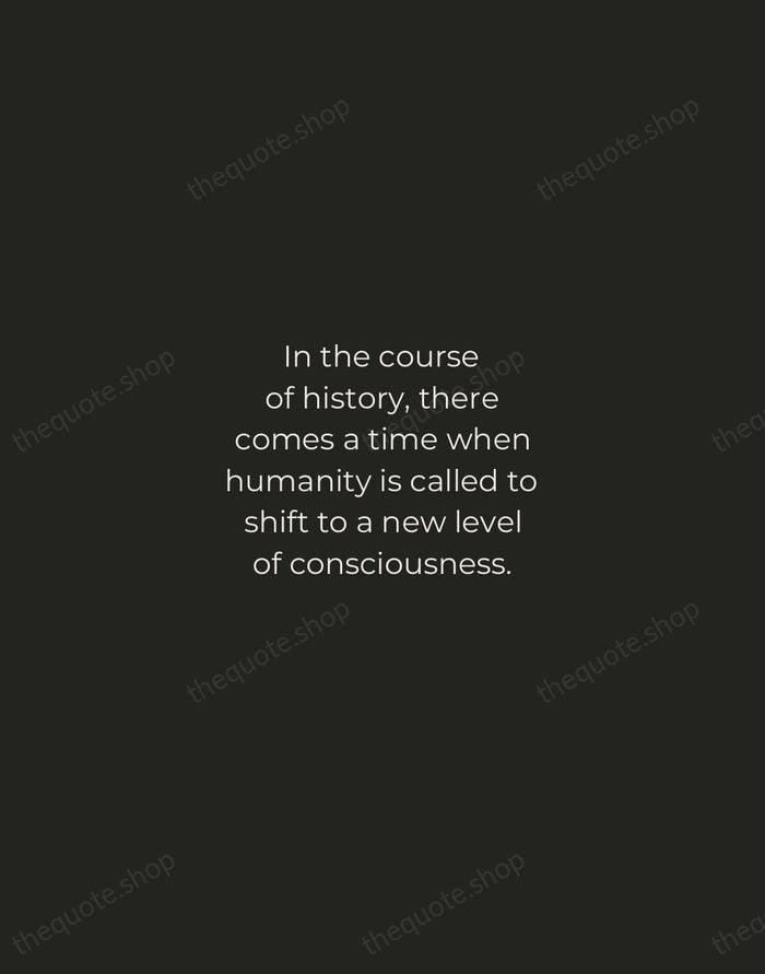 In the course of history, there comes a time when humanity is… — Wangari Maathai — Tracked Caps Unsigned