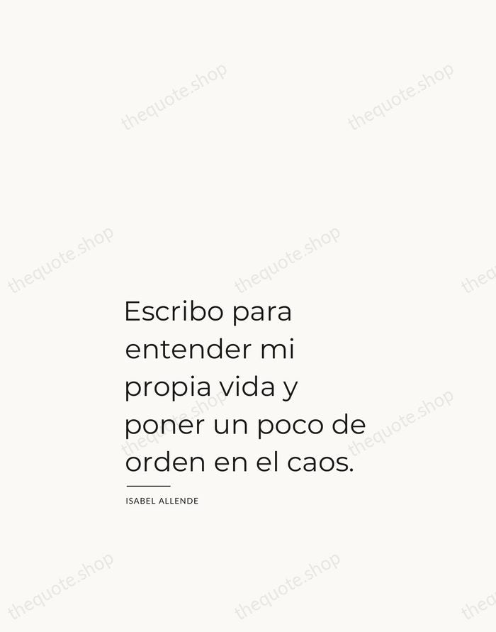 Escribo para entender mi propia vida y poner un poco de orden… — Isabel Allende — Studio Left