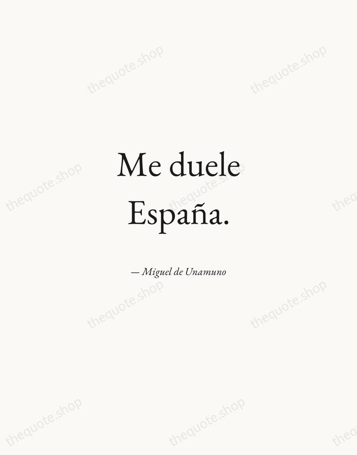 Me duele España. — Miguel de Unamuno — Quiet Garamond