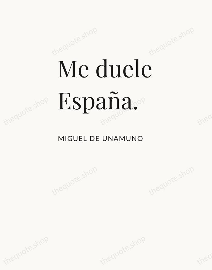 Me duele España. — Miguel de Unamuno — Asymmetric Left