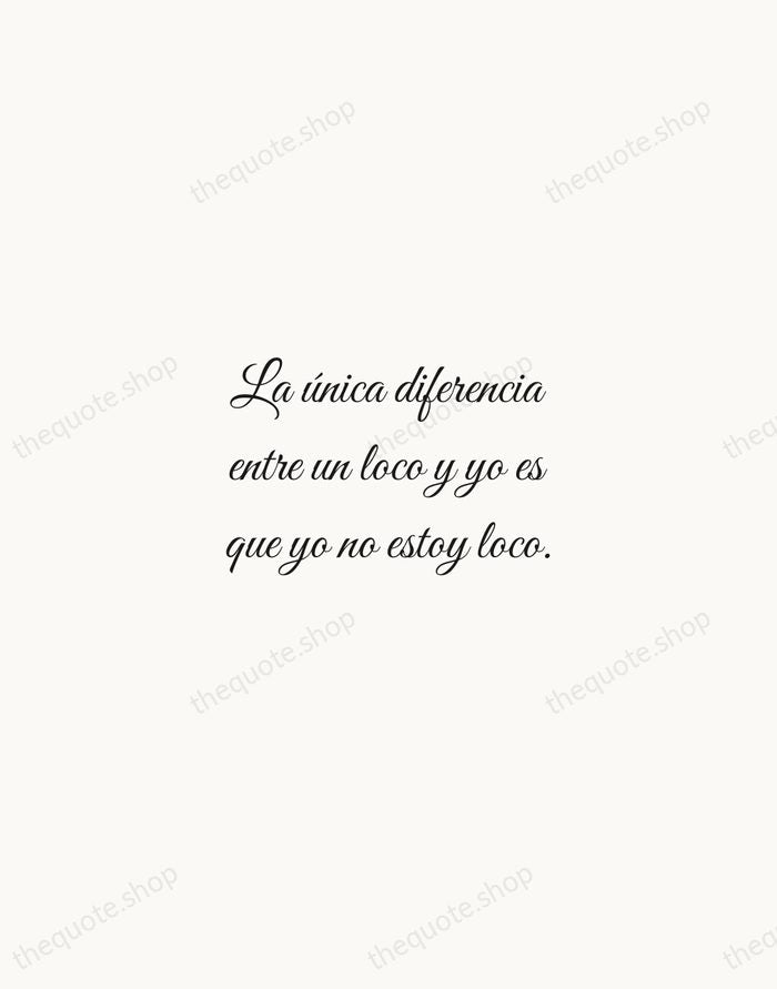La única diferencia entre un loco y yo es que yo no… — Salvador Dalí — Script Whisper