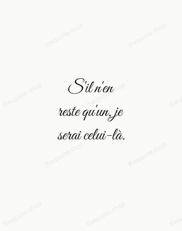 S'il n'en reste qu'un, je serai celui-là. — Victor Hugo — Script Whisper