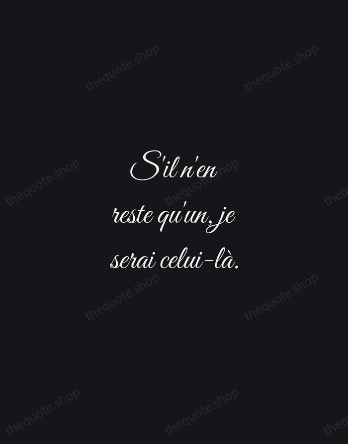 S'il n'en reste qu'un, je serai celui-là. — Victor Hugo — Night Script
