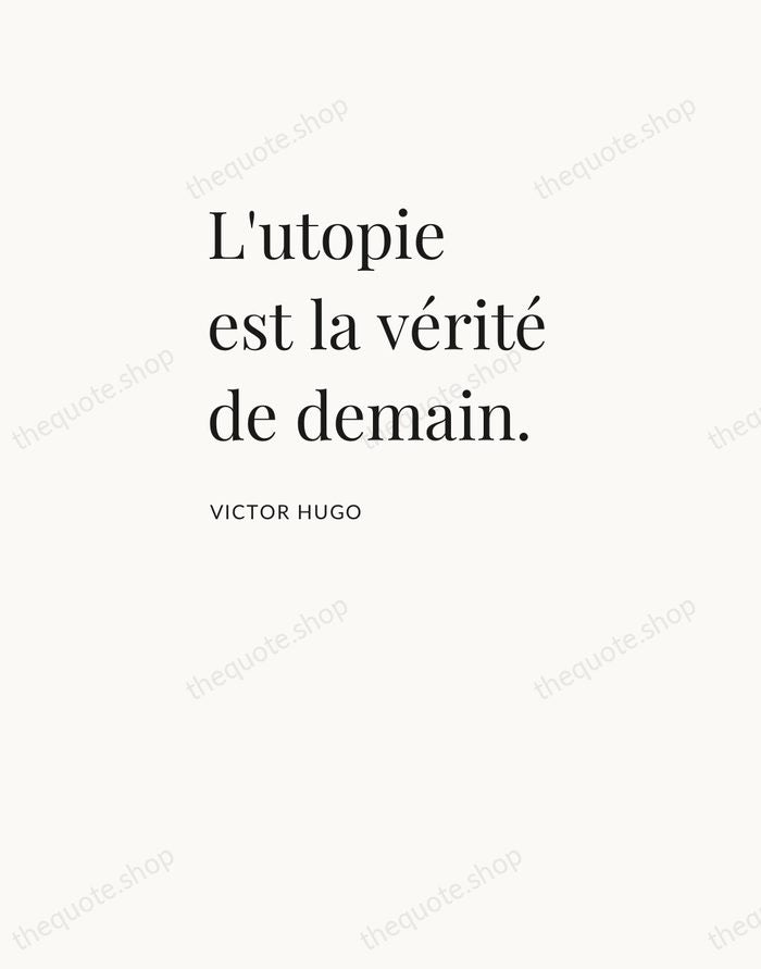 L'utopie est la vérité de demain. — Victor Hugo — Asymmetric Left