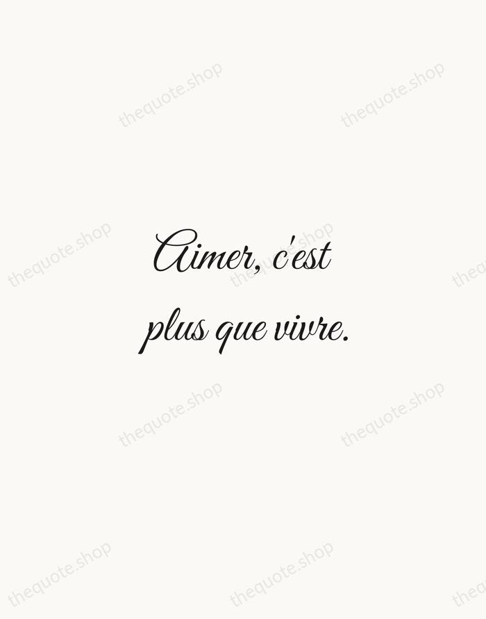 Aimer, c'est plus que vivre. — Victor Hugo — Script Whisper