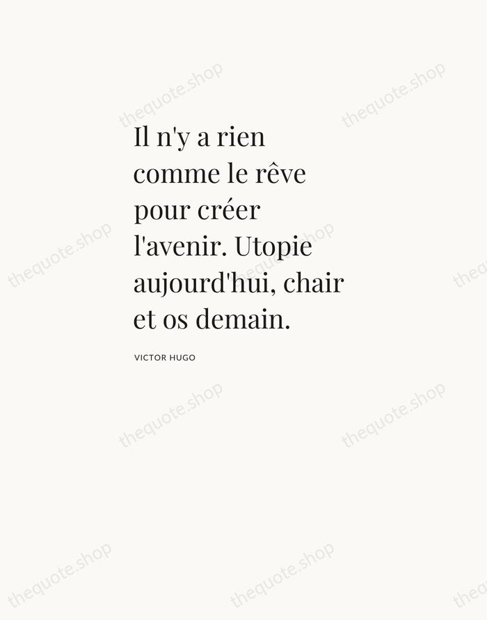Il n'y a rien comme le rêve pour créer l'avenir. Utopie aujourd'hui… — Victor Hugo — Asymmetric Left