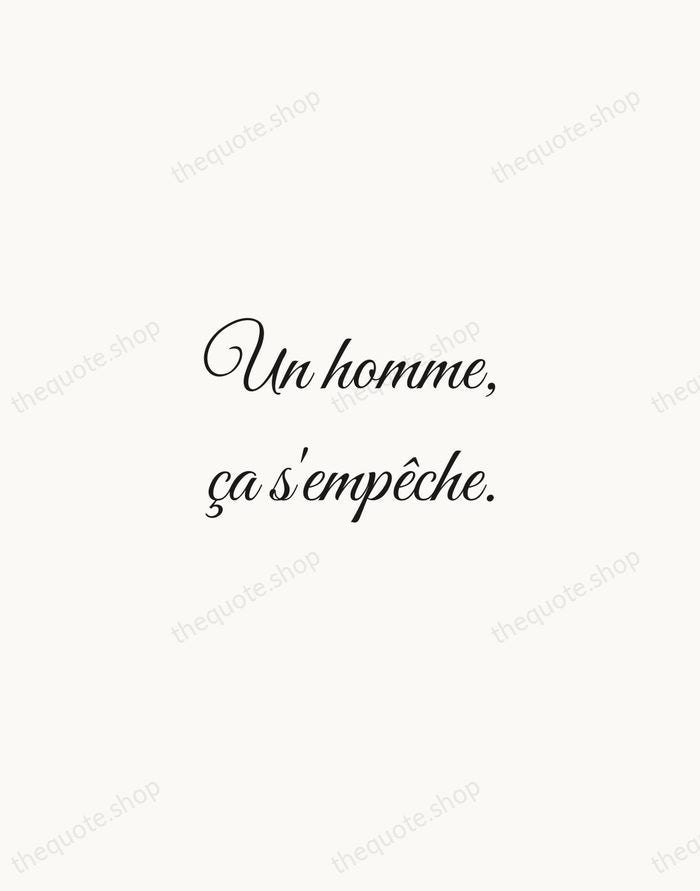 Un homme, ça s'empêche. — Albert Camus — Script Whisper