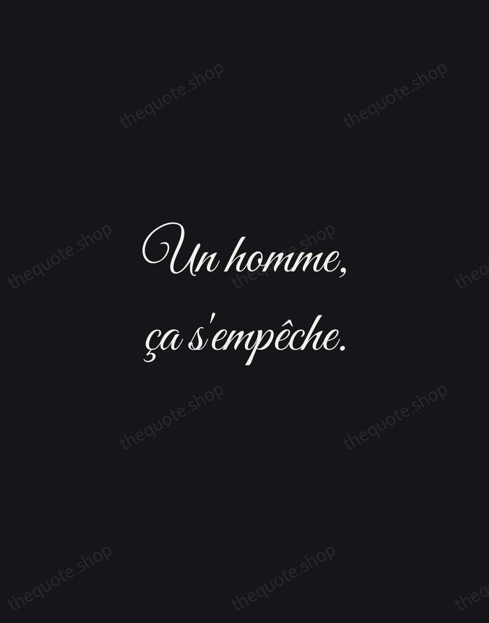 Un homme, ça s'empêche. — Albert Camus — Night Script
