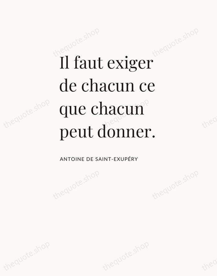 Il faut exiger de chacun ce que chacun peut donner. — Antoine de Saint-Exupéry — Asymmetric Left