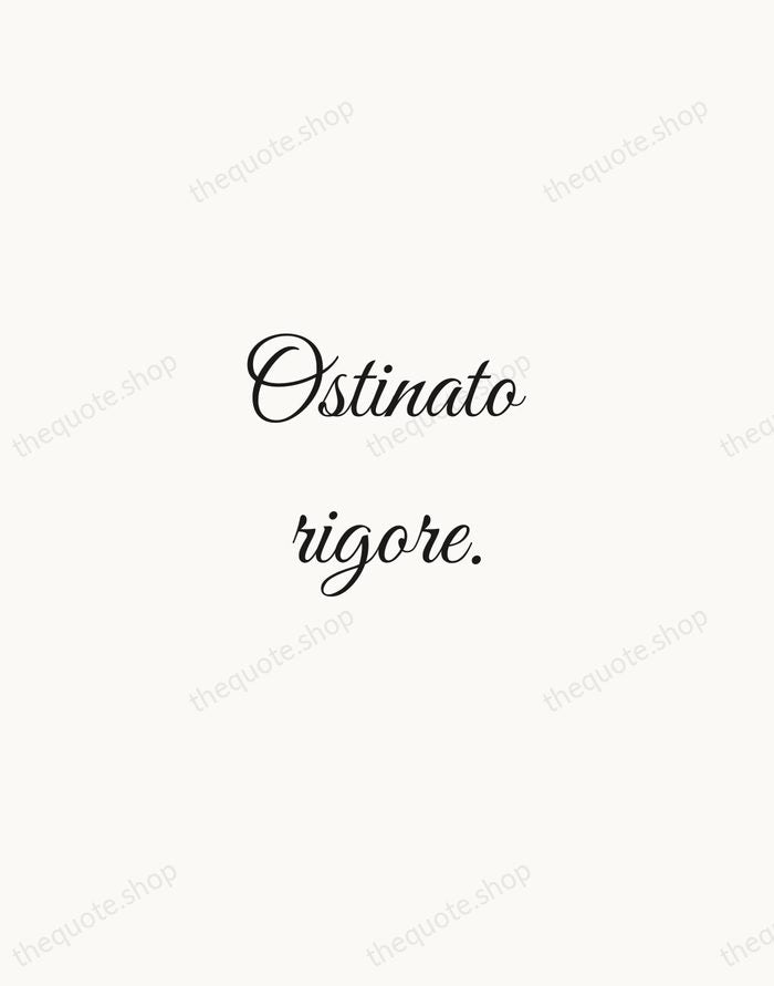 Ostinato rigore. — Leonardo da Vinci — Script Whisper