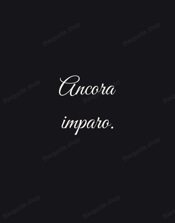 Ancora imparo. — Michelangelo Buonarroti — Night Script